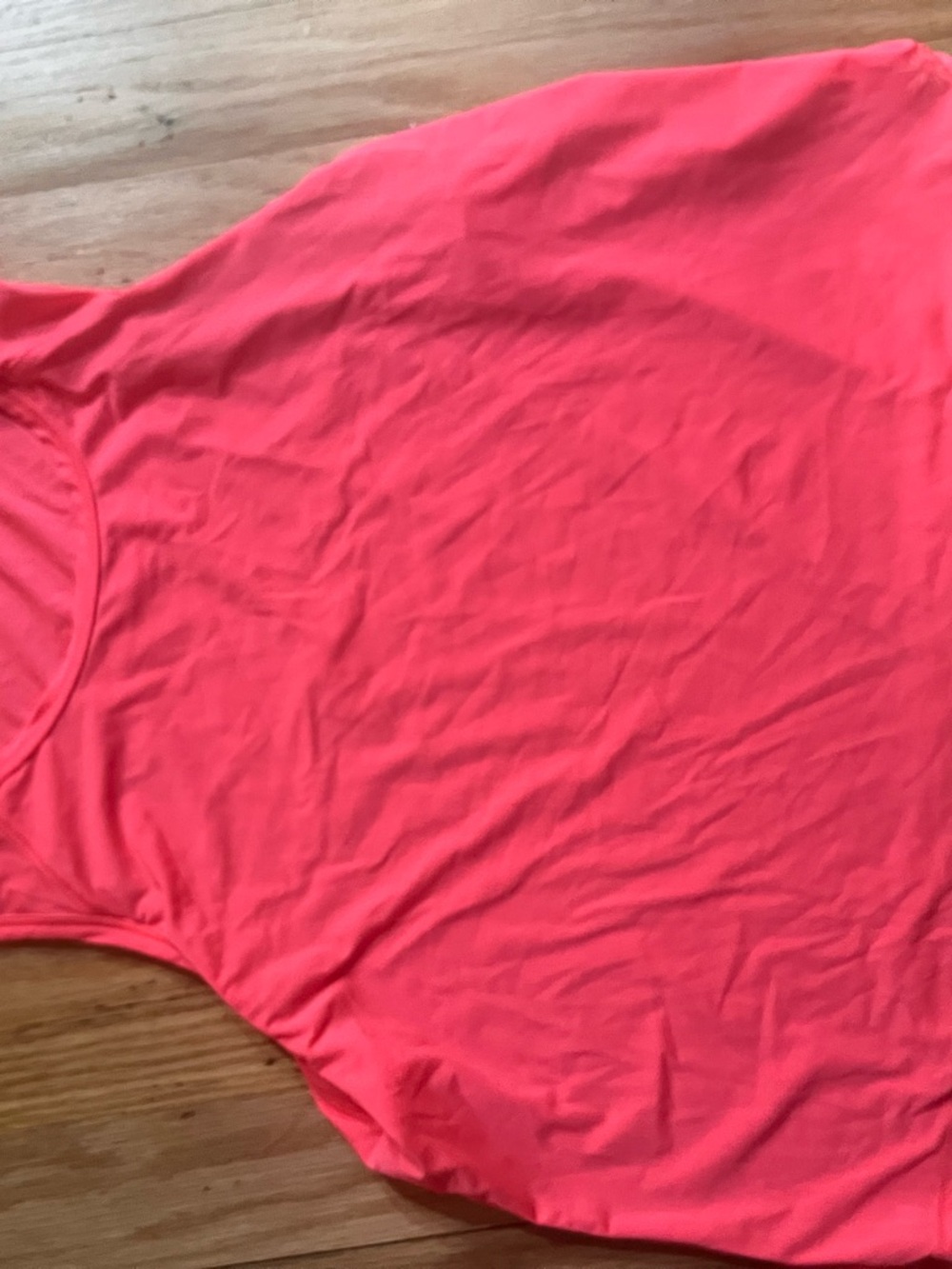 Women’s Neon Coral Tank Top - Sleeveless Scoop Neck